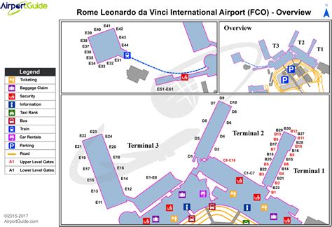 Terminal 3 Map Rome Leonardo da Vinci Airport FCO 